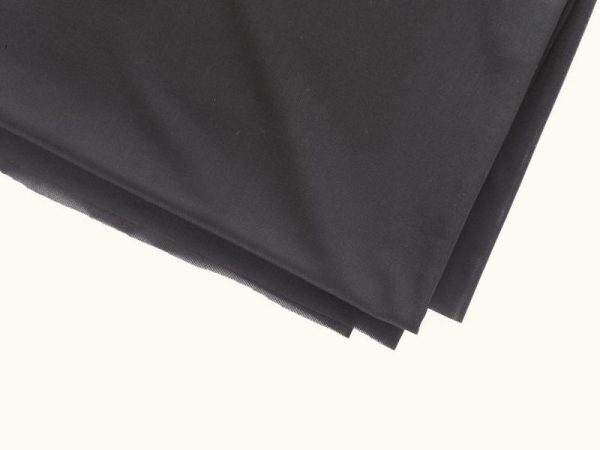 black activewear lining fabric folded