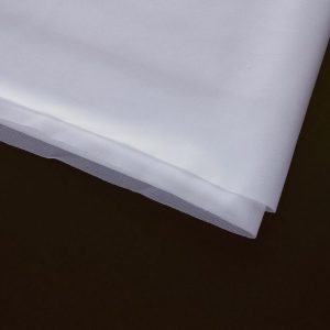 white activewear lining fabric folded