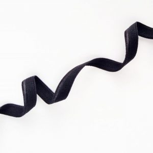 black piping edge elastic