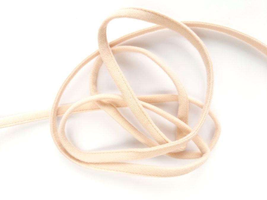 Hele roosakasbeež rinnahoidja tugikaare tunnelpael, pehme karvastatud pealispind, laius 11 mm roosakasbeež rinnahoidja tugikaare tunnelpael karvastatud nailon